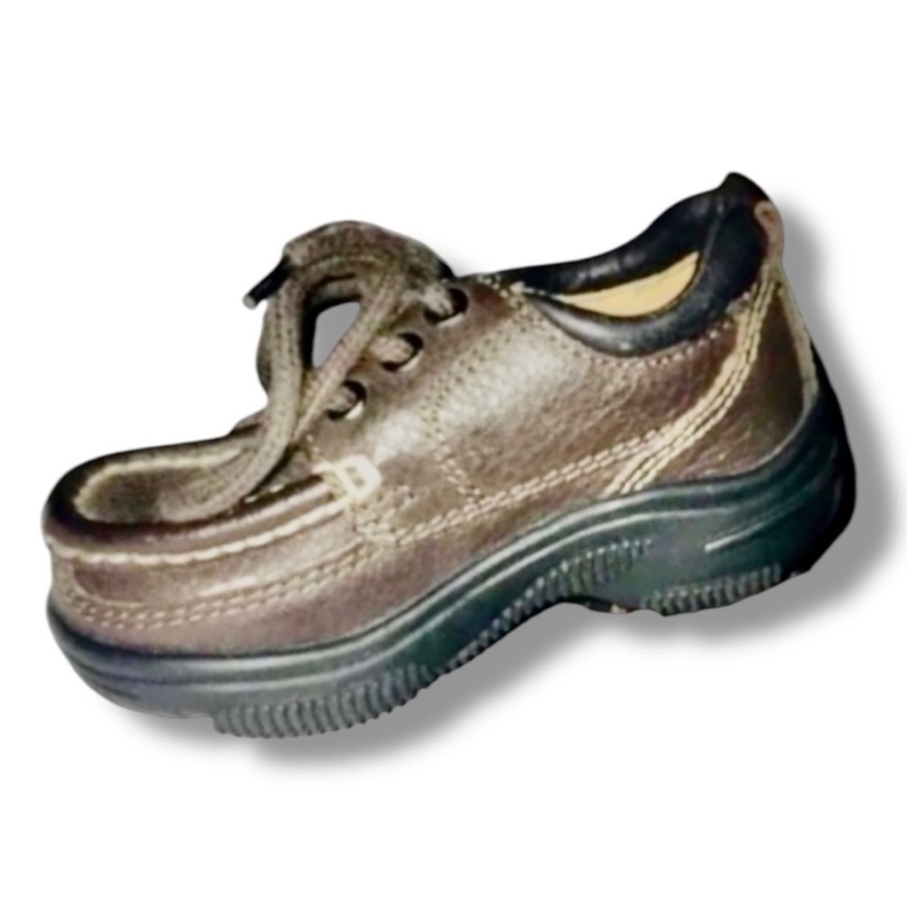 KRU Topsiders Shoes Brown Non Skid Leather Boat Deck Size 5 🎉 Host Pick 🎉 🍭